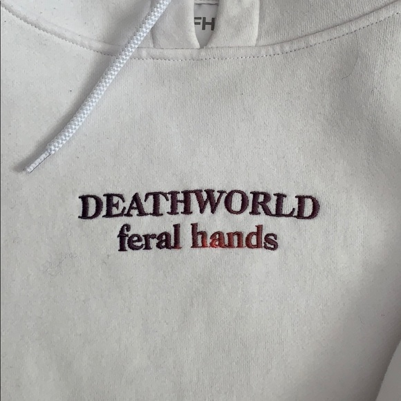Death world feral hands oversized hoodie - Picture 2 of 6